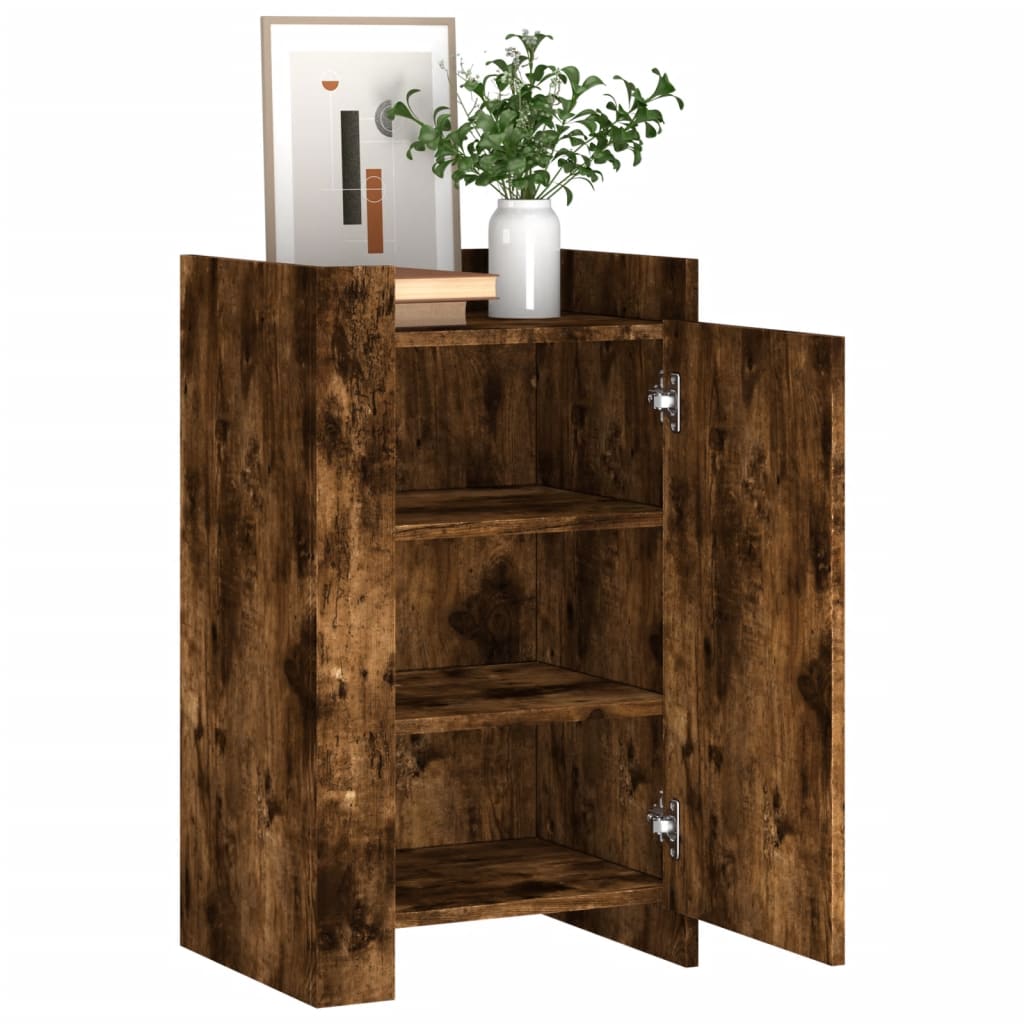 Buffet chêne fumé 45x35x75 cm bois d'ingénierie - XIOS