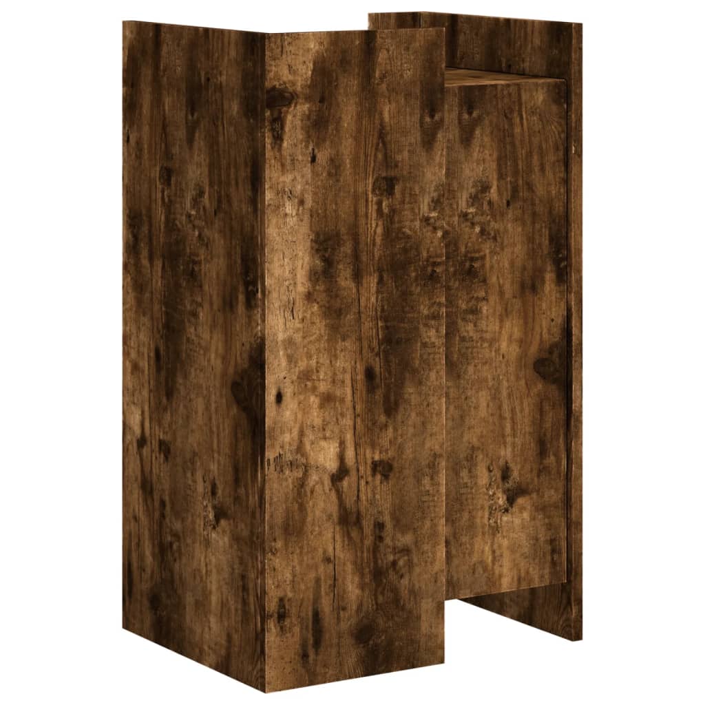 Buffet chêne fumé 45x35x75 cm bois d'ingénierie - XIOS
