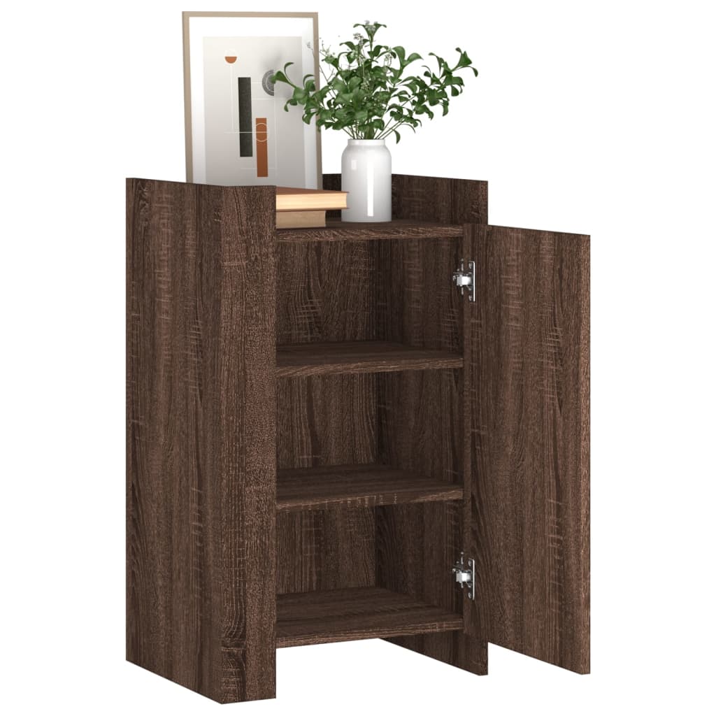 Buffet chêne marron 45x35x75 cm bois d'ingénierie - XIOS