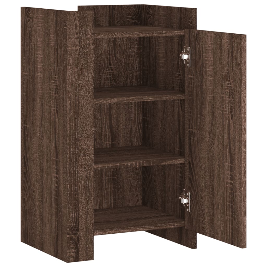 Buffet chêne marron 45x35x75 cm bois d'ingénierie - XIOS