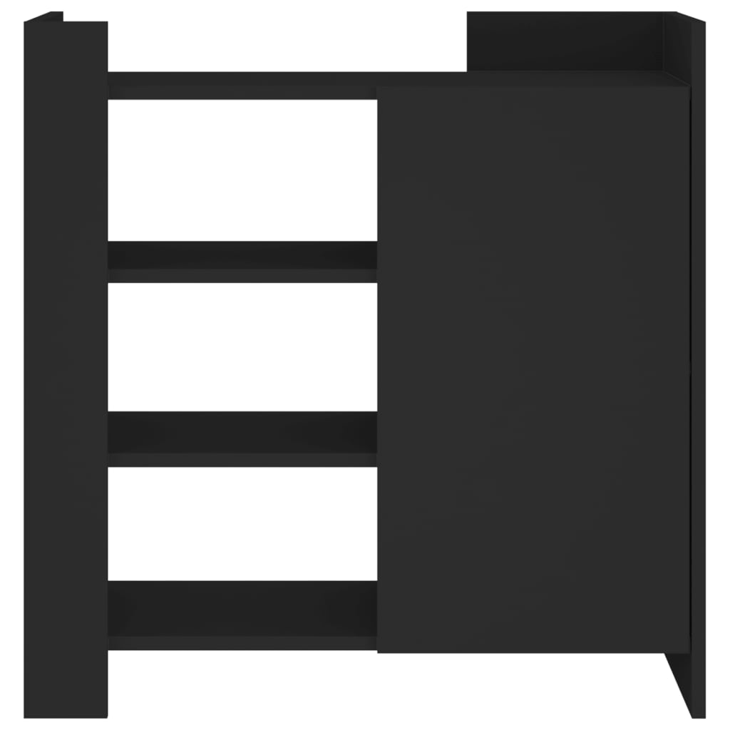 Buffet noir 73,5x35x75 cm bois d'ingénierie - XIOS