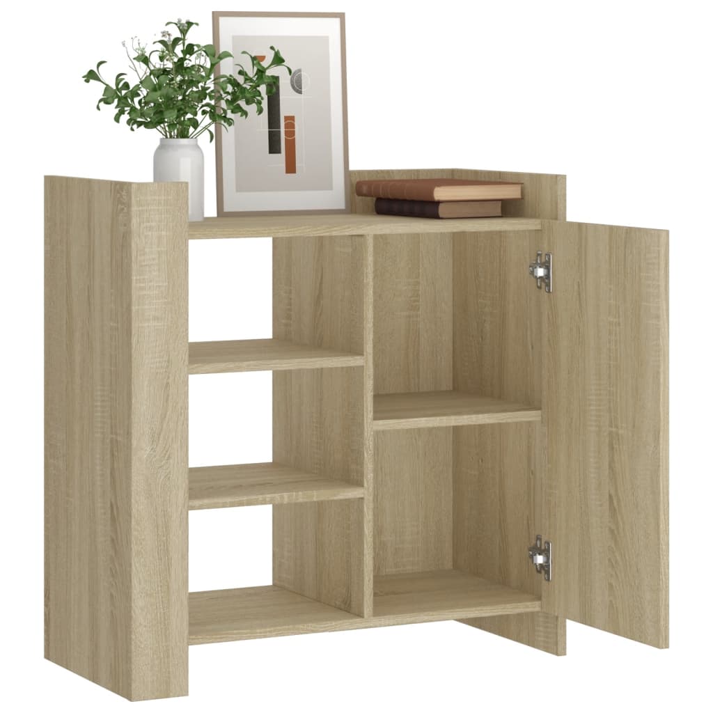 Buffet chêne sonoma 73,5x35x75 cm bois d'ingénierie - XIOS
