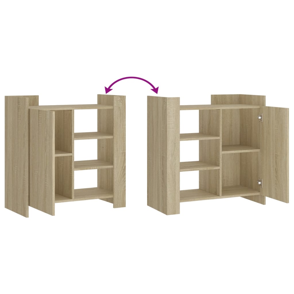 Buffet chêne sonoma 73,5x35x75 cm bois d'ingénierie - XIOS