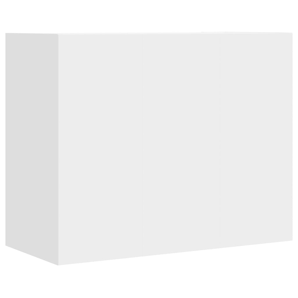 Armoire murale blanc 75x35x60 cm bois d'ingénierie - XIOS