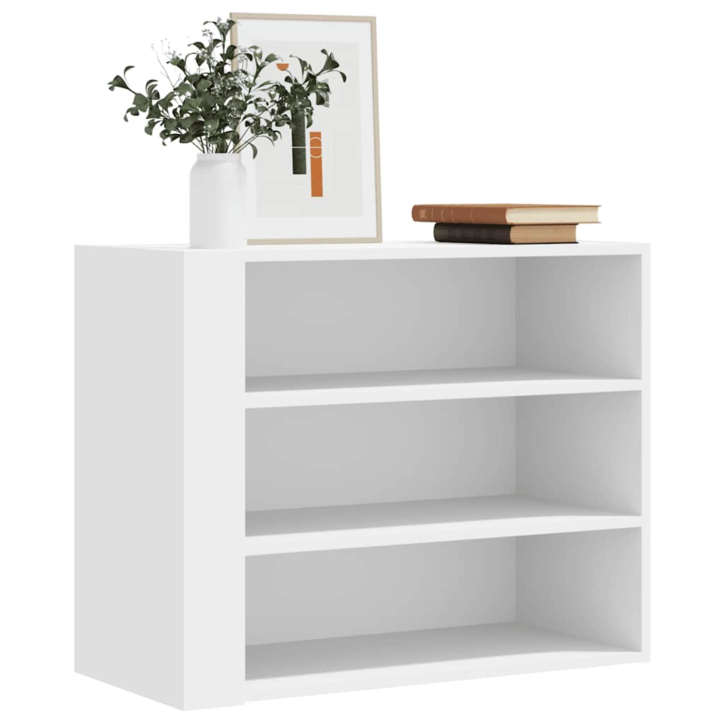 Armoire murale blanc 75x35x60 cm bois d'ingénierie - XIOS
