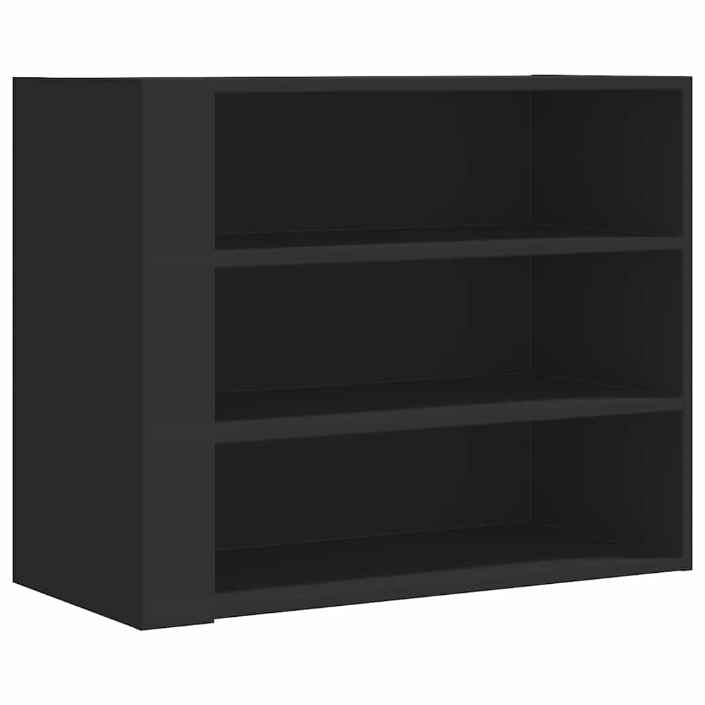 Armoire murale noir 75x35x60 cm bois d'ingénierie - XIOS