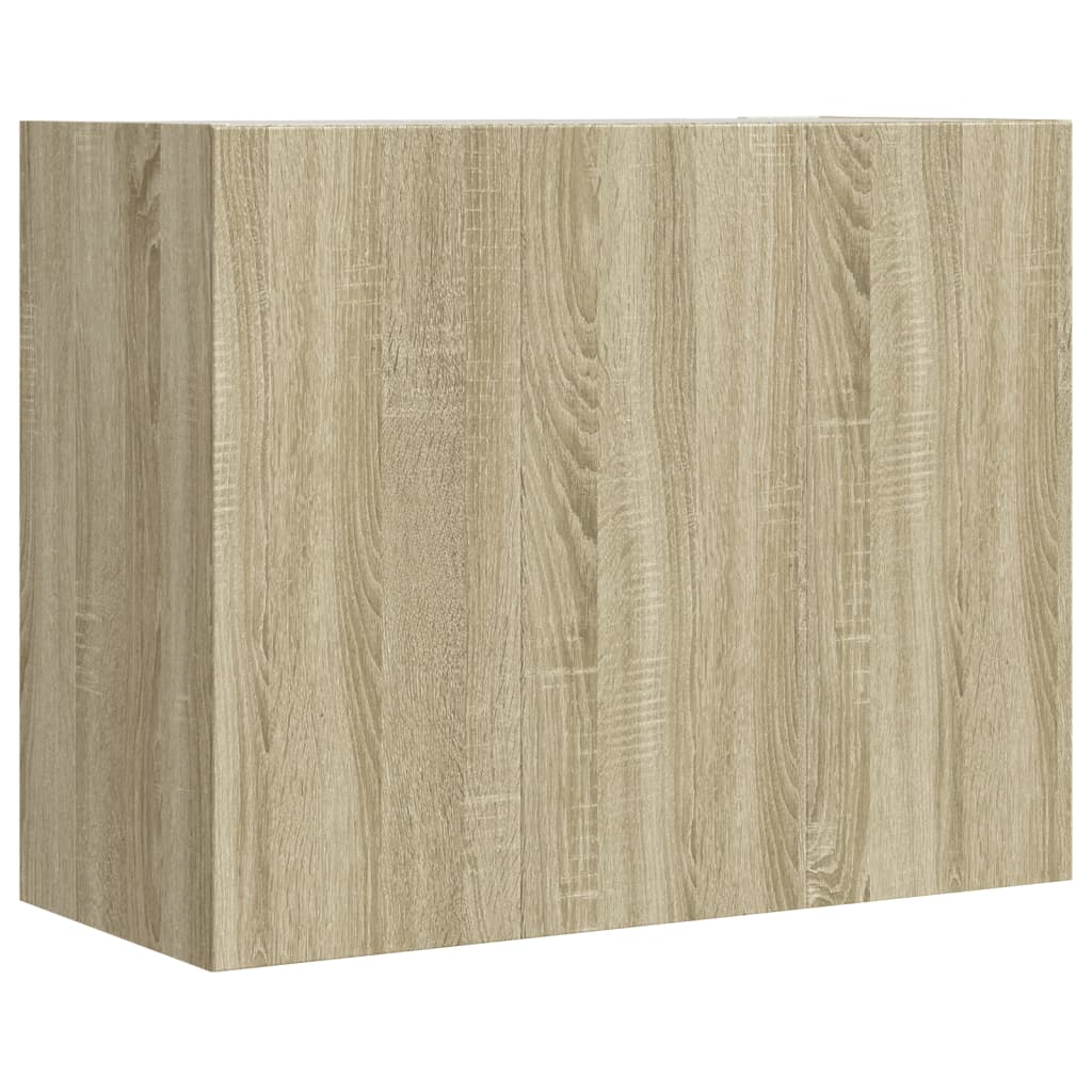 Armoire murale chêne sonoma 75x35x60 cm bois d'ingénierie - XIOS