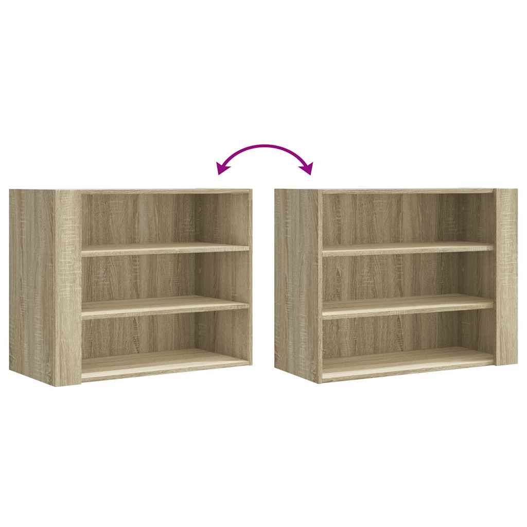 Armoire murale chêne sonoma 75x35x60 cm bois d'ingénierie - XIOS