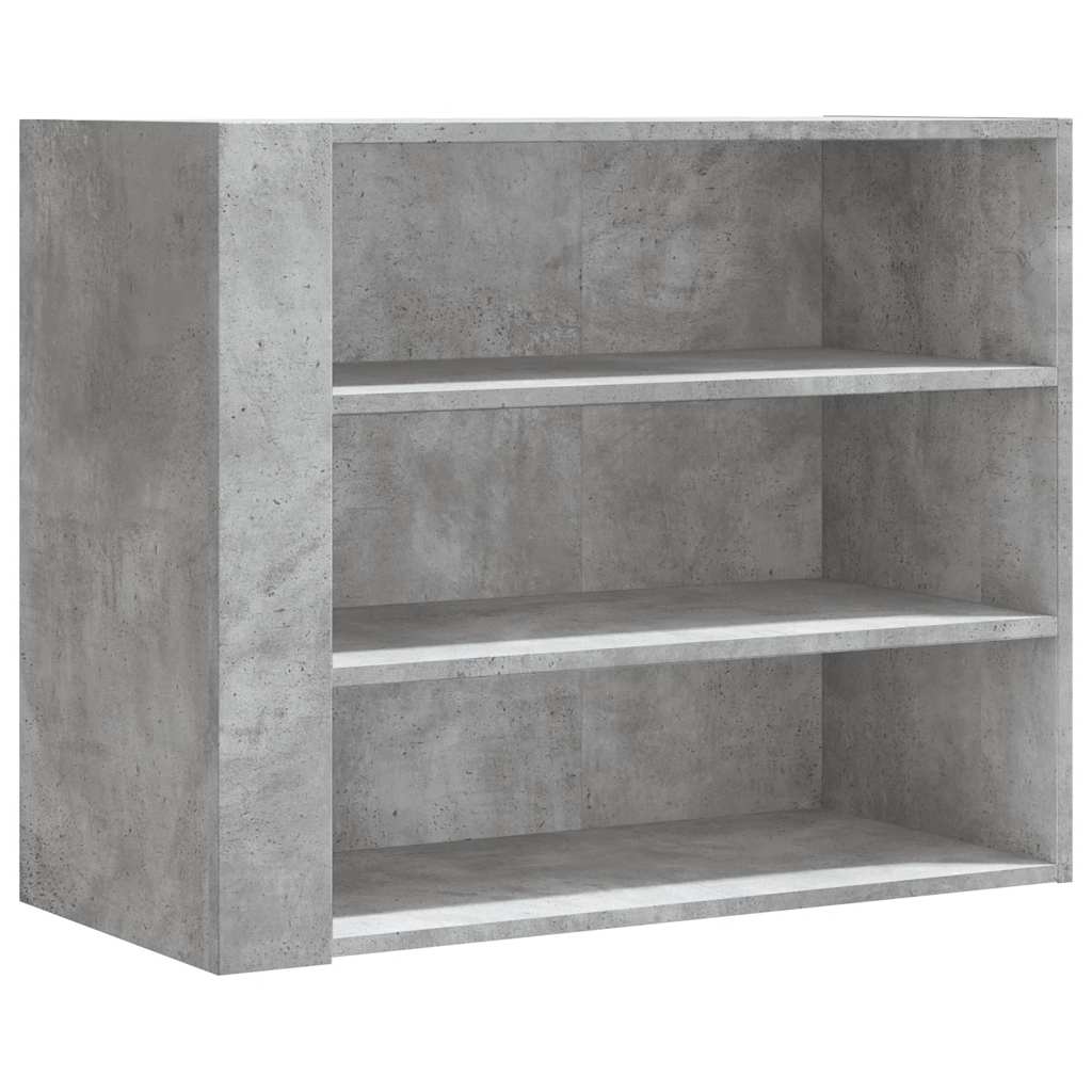 Armoire murale gris béton 75x35x60 cm bois d'ingénierie - XIOS