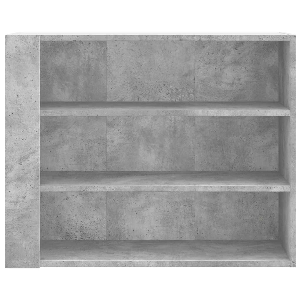 Armoire murale gris béton 75x35x60 cm bois d'ingénierie - XIOS