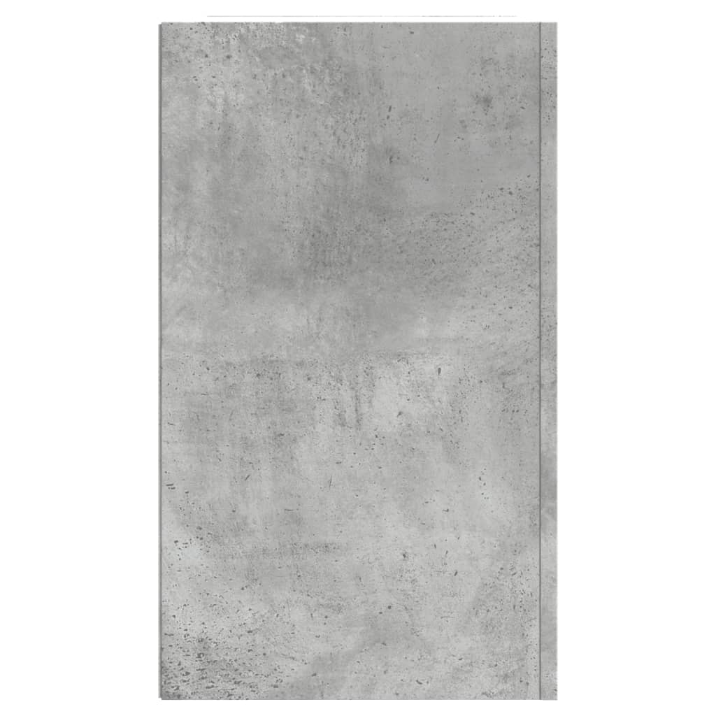 Armoire murale gris béton 75x35x60 cm bois d'ingénierie - XIOS