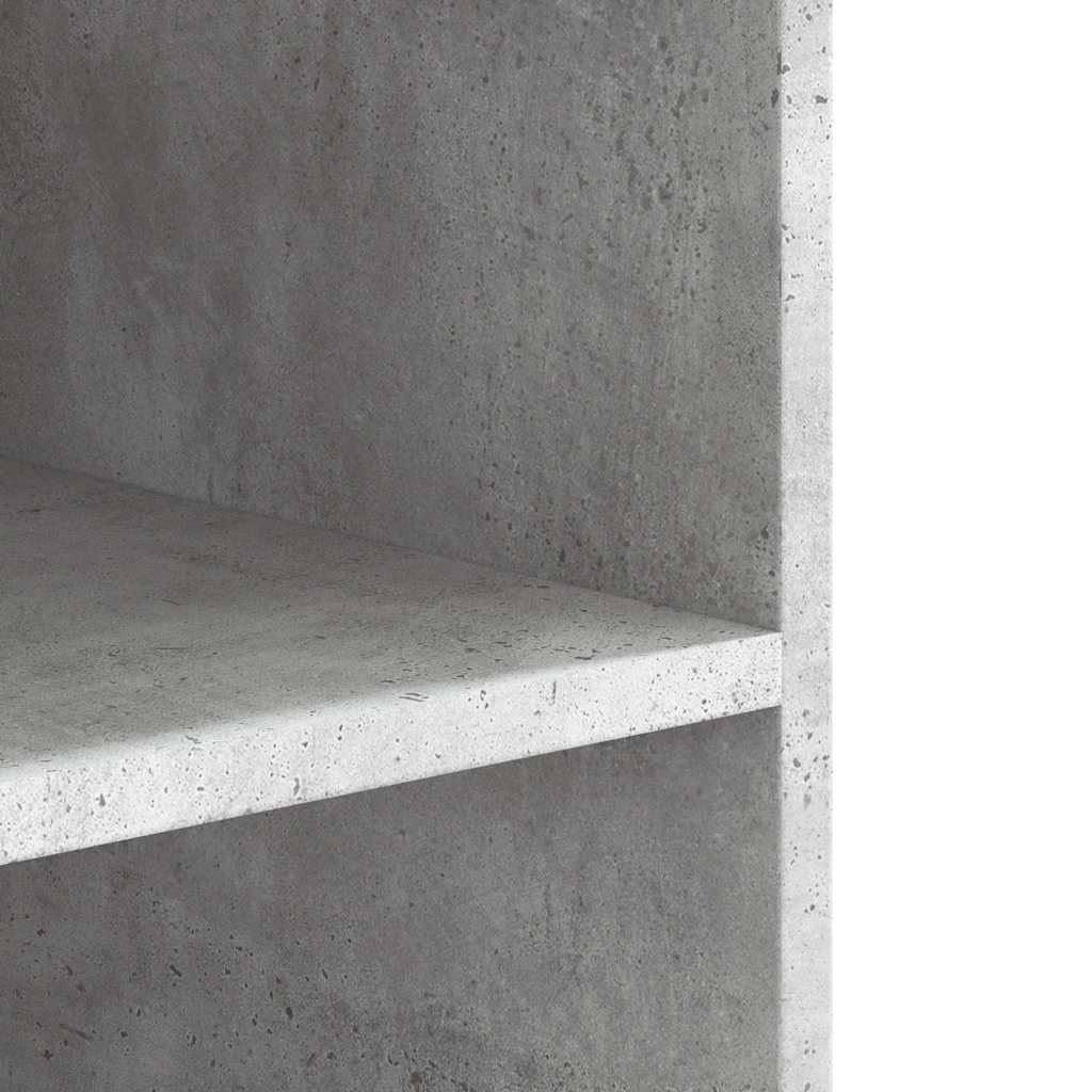 Armoire murale gris béton 75x35x60 cm bois d'ingénierie - XIOS