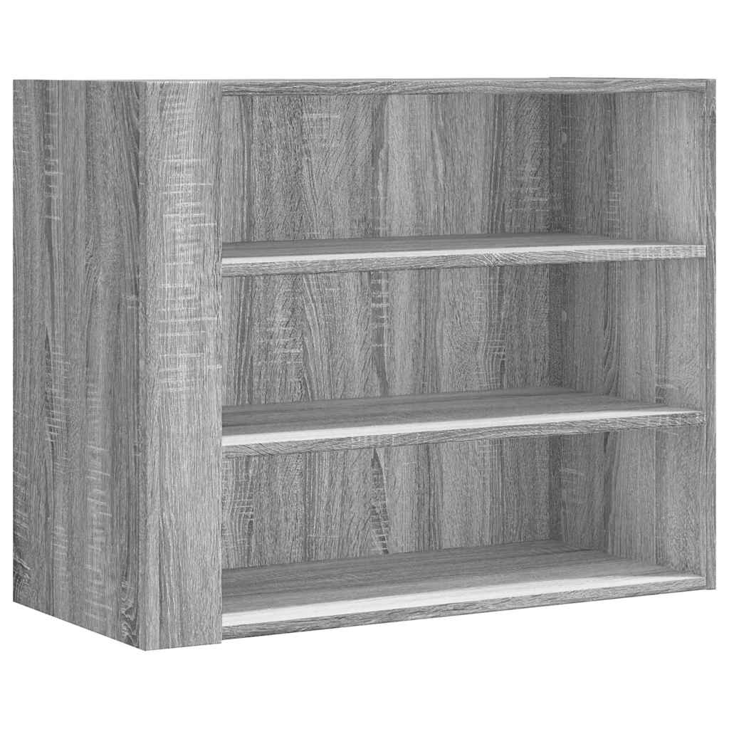 Armoire murale sonoma gris 75x35x60 cm bois d'ingénierie - XIOS