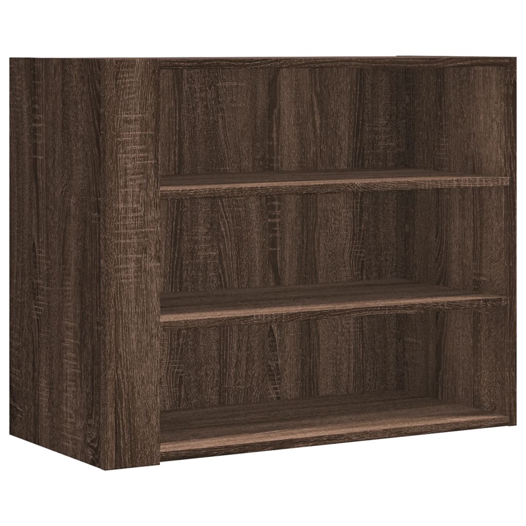 Armoire murale chêne marron 75x35x60 cm bois d'ingénierie - XIOS