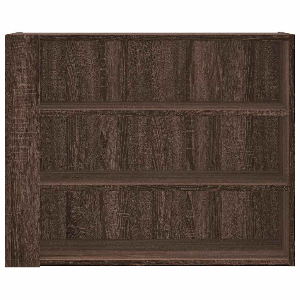 Armoire murale chêne marron 75x35x60 cm bois d'ingénierie - XIOS