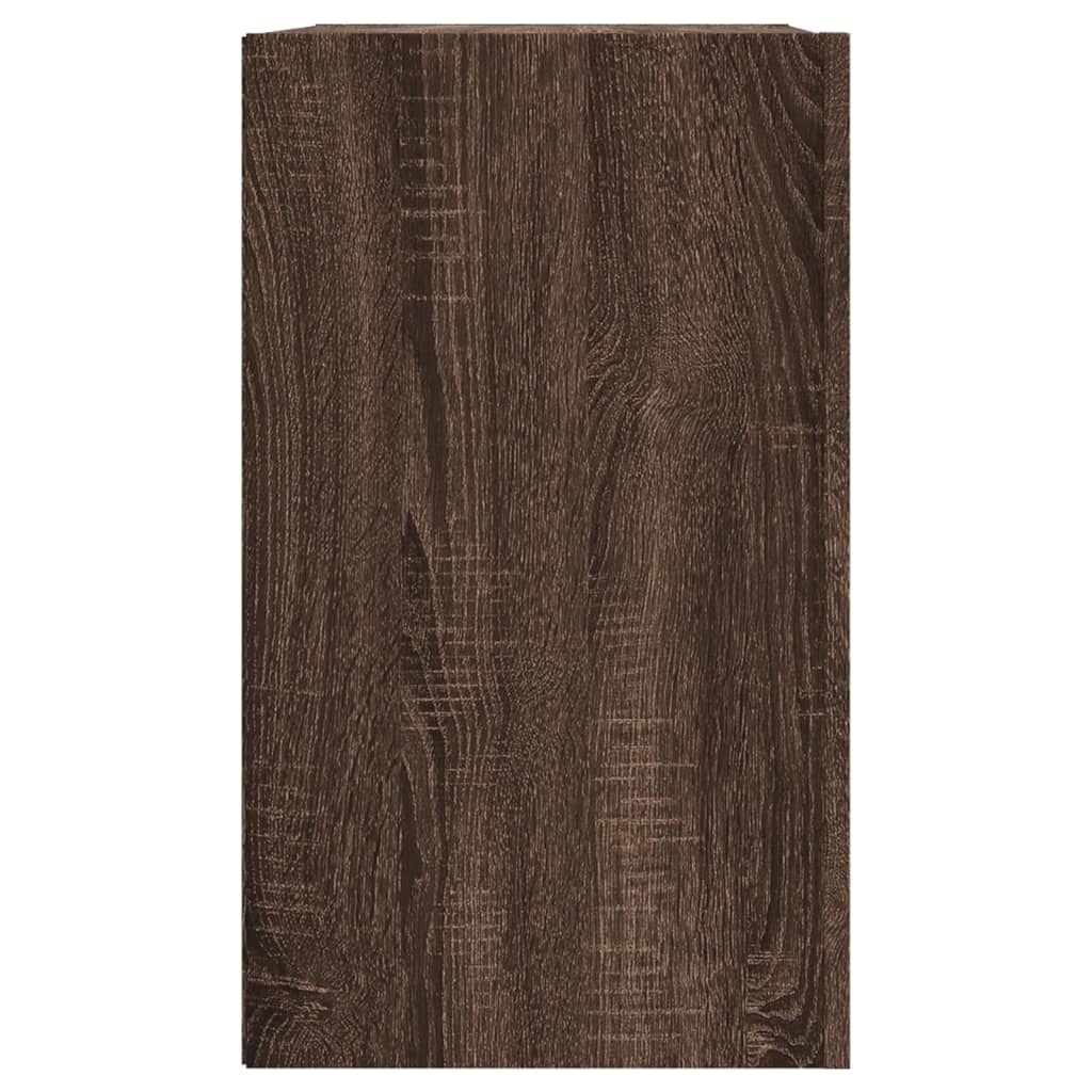 Armoire murale chêne marron 75x35x60 cm bois d'ingénierie - XIOS