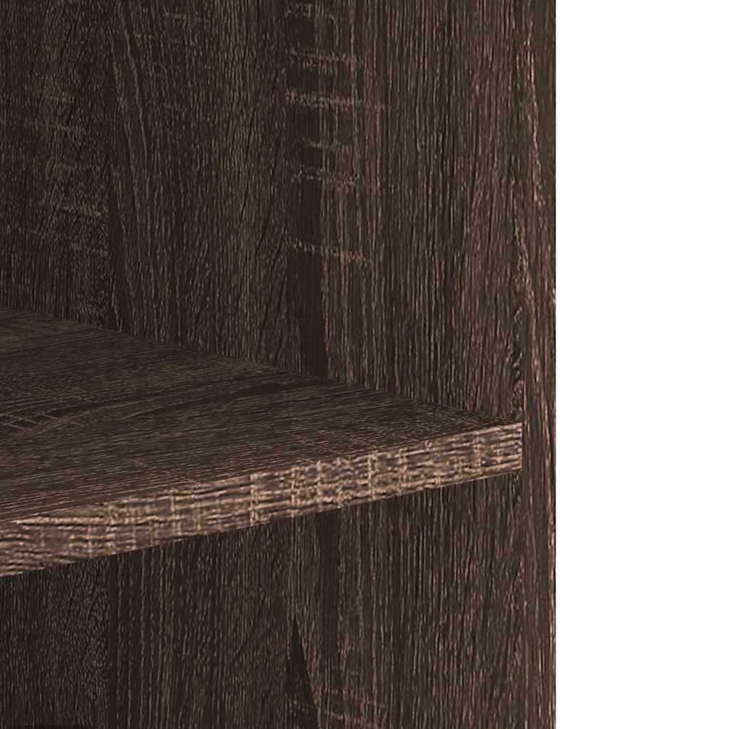 Armoire murale chêne marron 75x35x60 cm bois d'ingénierie - XIOS