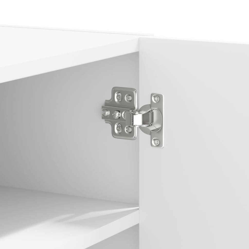 Armoire murale blanc 75x35x60 cm bois d'ingénierie - XIOS