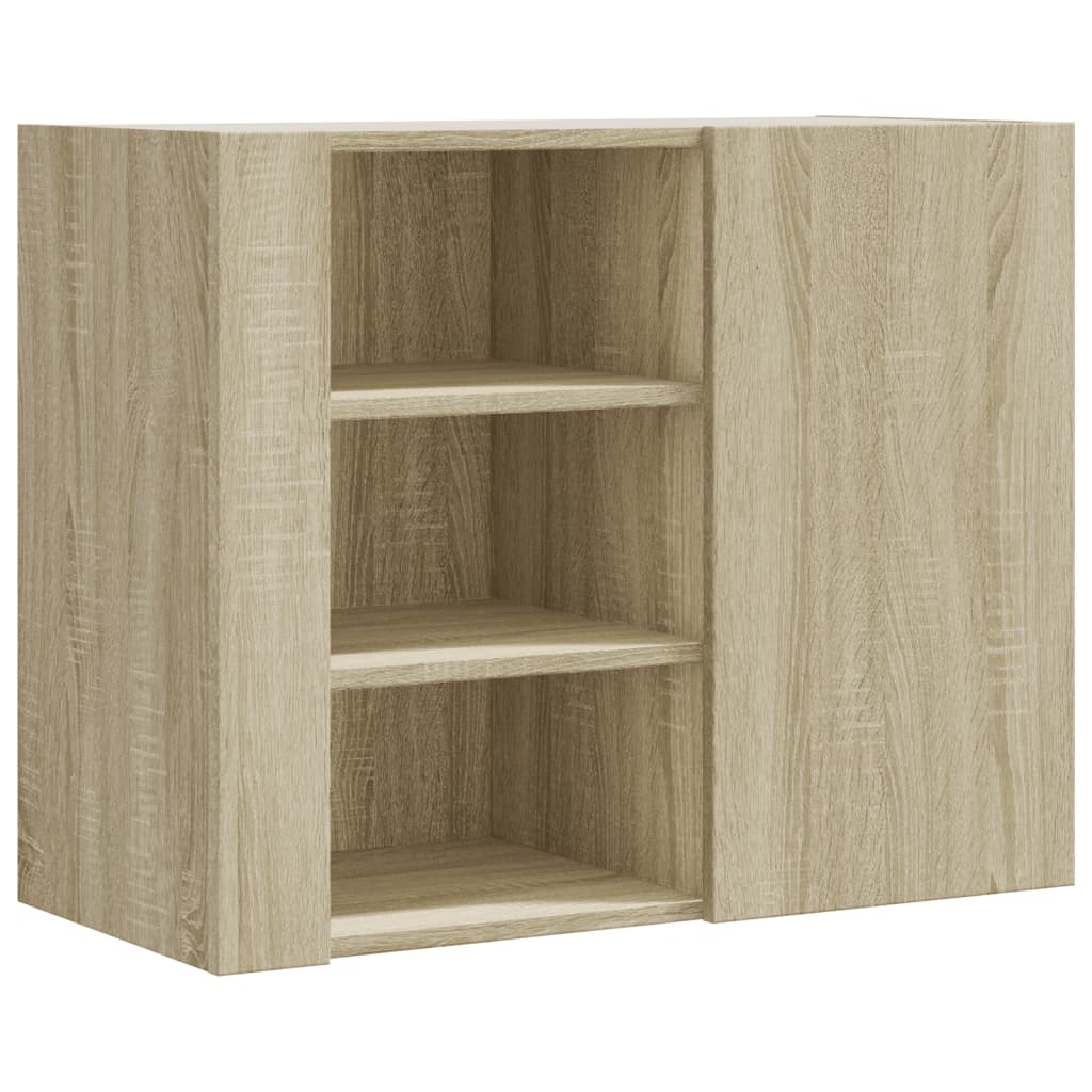 Armoire murale chêne sonoma 75x35x60 cm bois d'ingénierie - XIOS