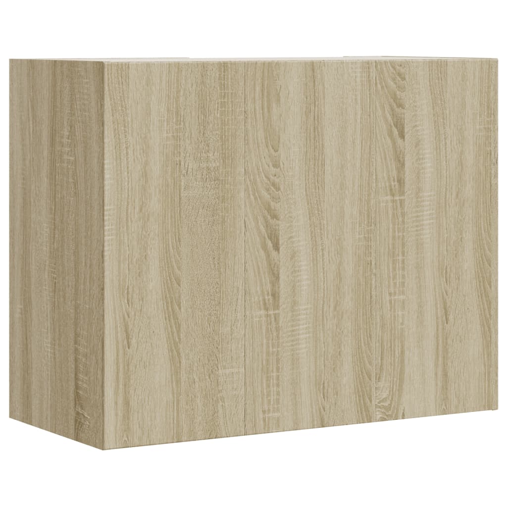 Armoire murale chêne sonoma 75x35x60 cm bois d'ingénierie - XIOS