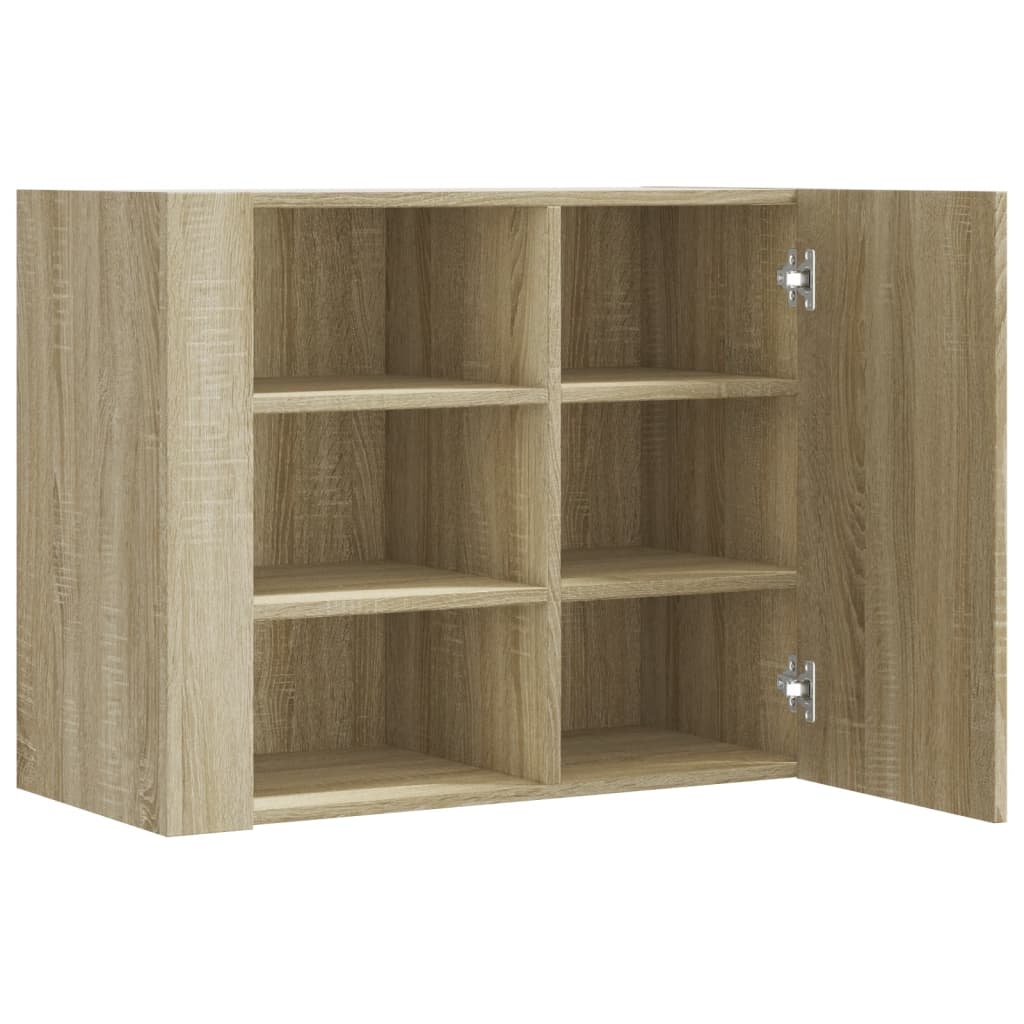 Armoire murale chêne sonoma 75x35x60 cm bois d'ingénierie - XIOS