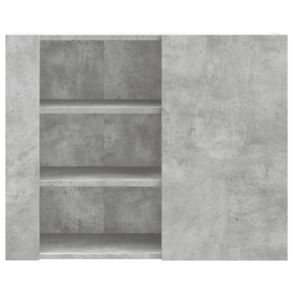 Armoire murale gris béton 75x35x60 cm bois d'ingénierie - XIOS
