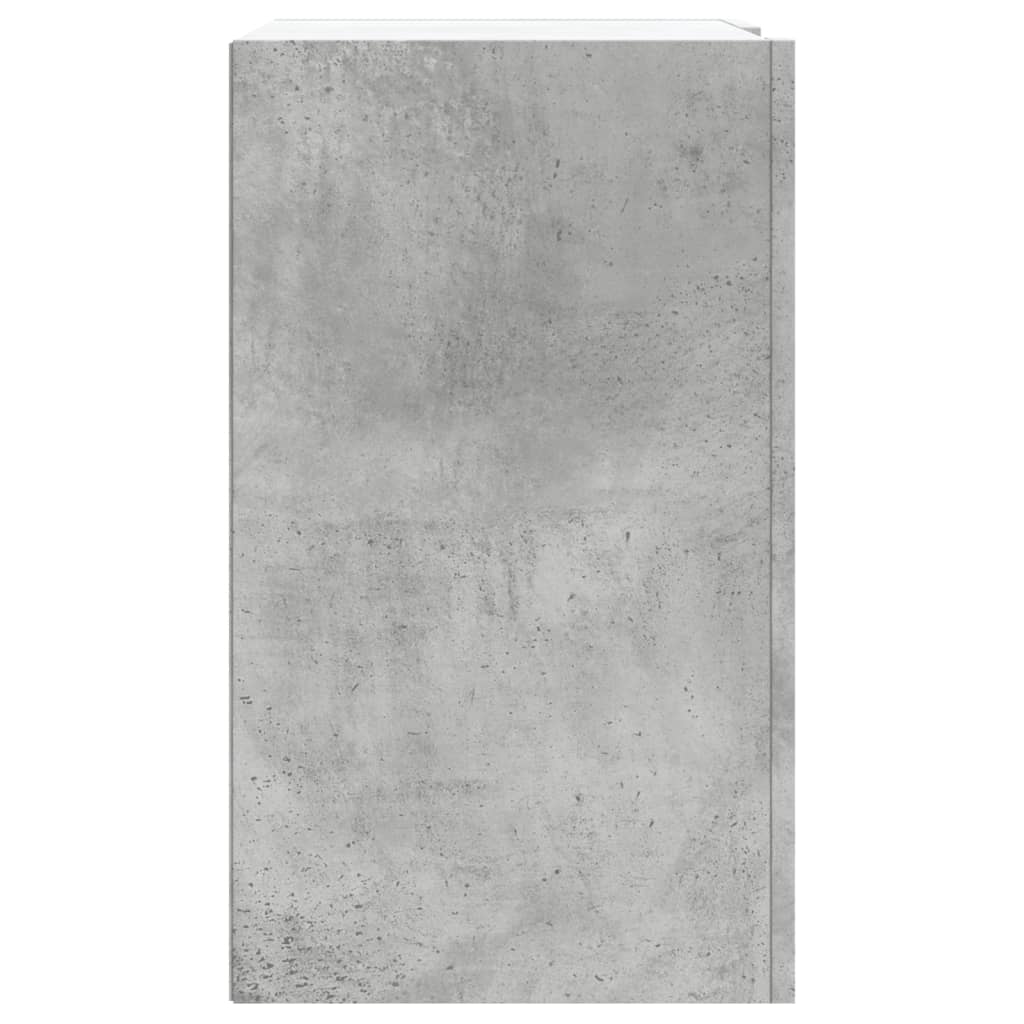 Armoire murale gris béton 75x35x60 cm bois d'ingénierie - XIOS