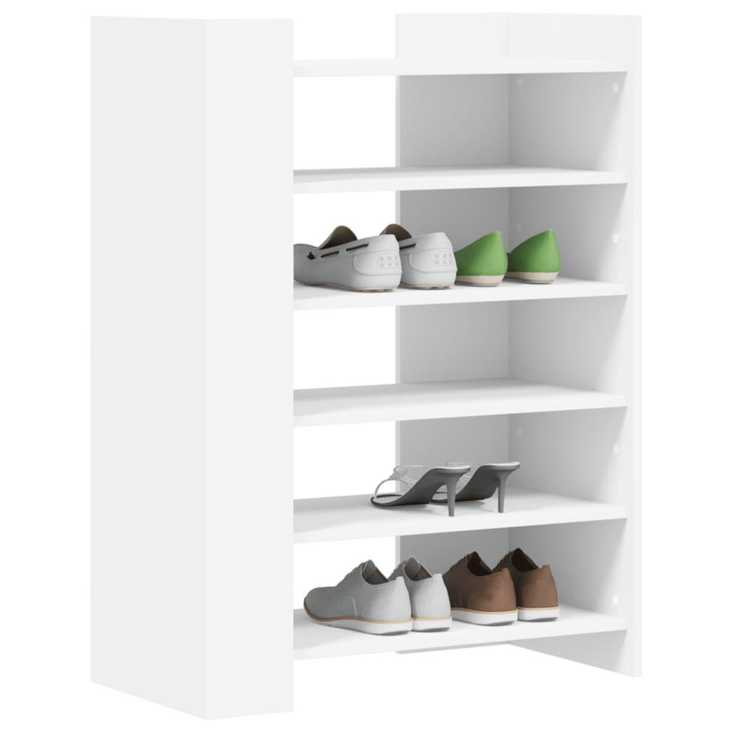 Armoire à chaussures blanc 74,5x37,5x100 cm bois d'ingénierie - XIOS