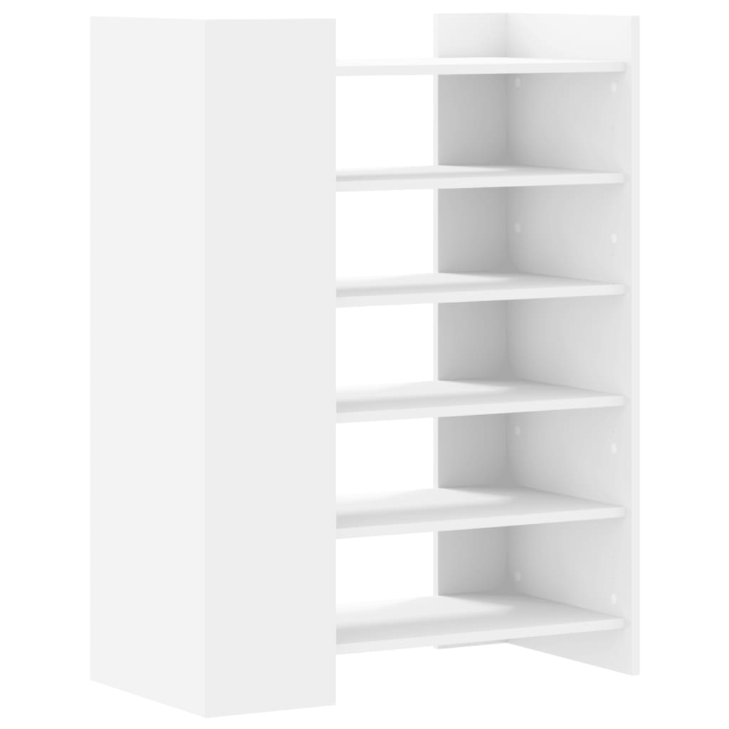 Armoire à chaussures blanc 74,5x37,5x100 cm bois d'ingénierie - XIOS