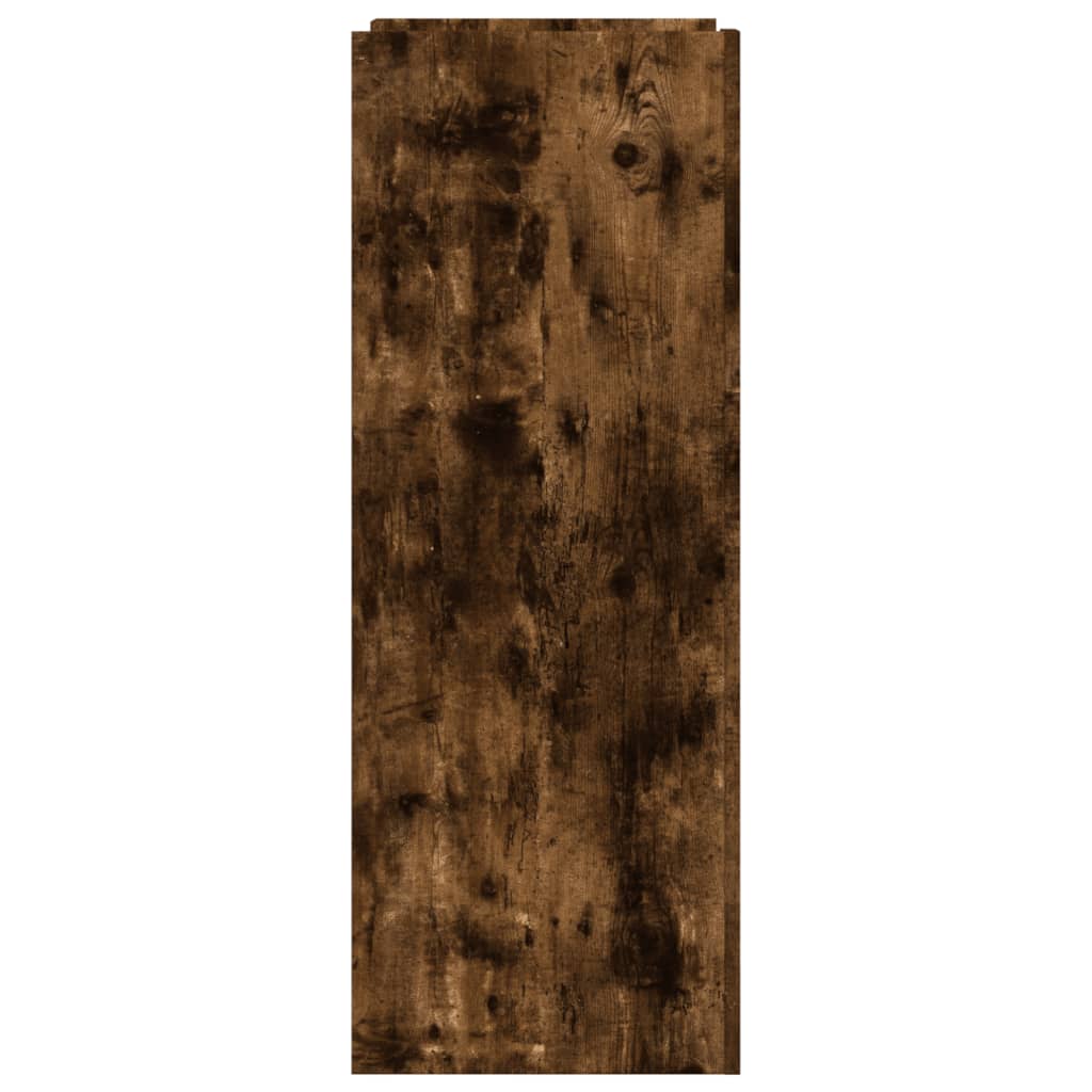 Armoire à chaussures chêne fumé 52x37,5x100cm bois d'ingénierie - XIOS