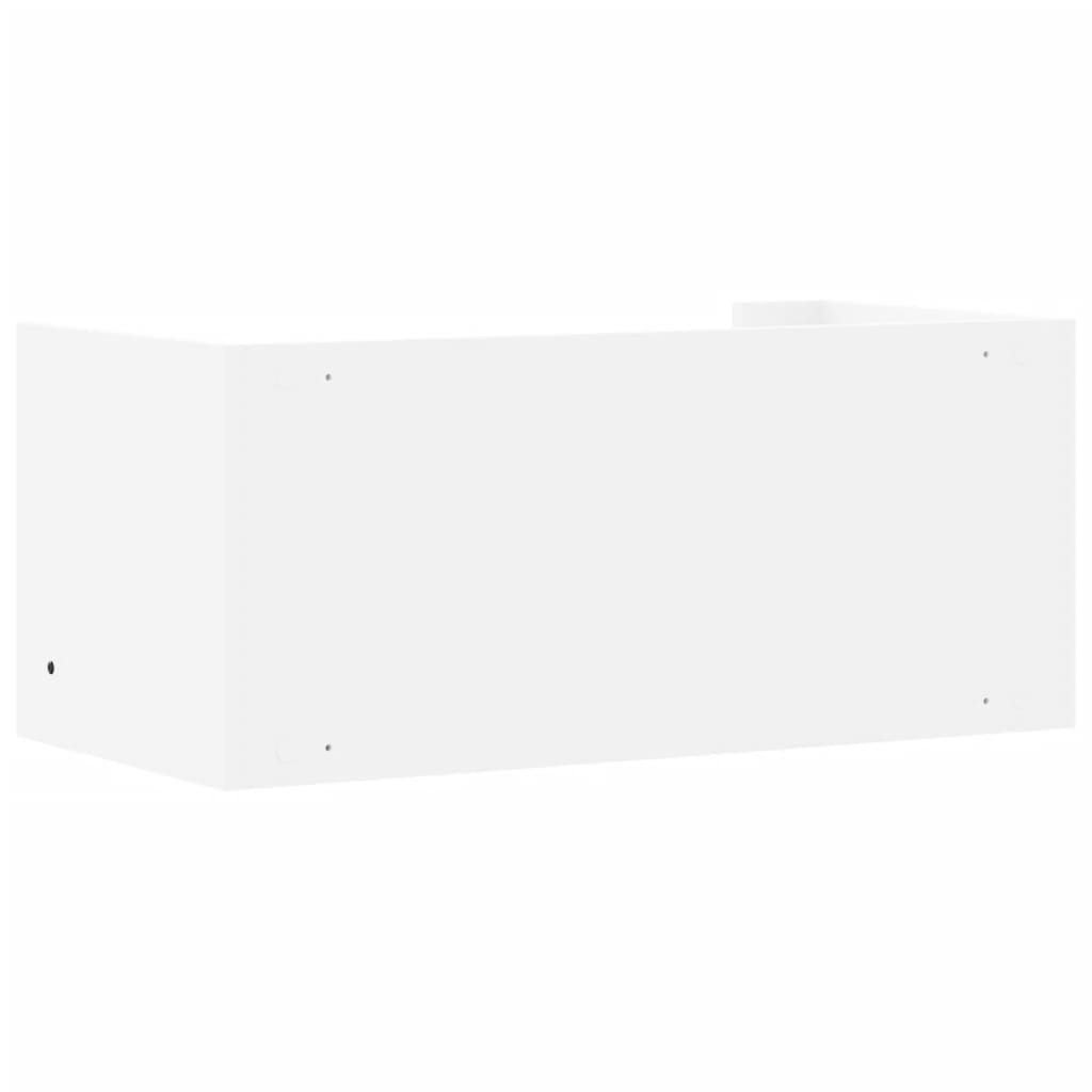 Étagère murale blanc 70,5x35x30,5 cm bois d'ingénierie - XIOS