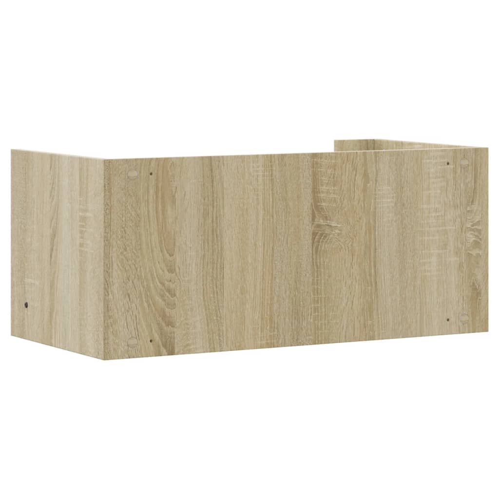 Étagère murale chêne sonoma 70,5x35x30,5 cm bois d'ingénierie - XIOS
