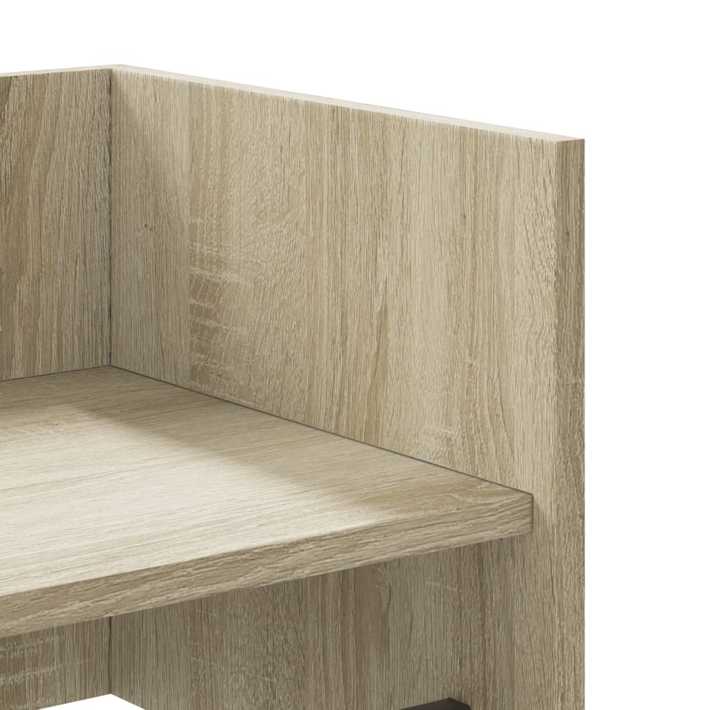 Étagère murale chêne sonoma 70,5x35x30,5 cm bois d'ingénierie - XIOS