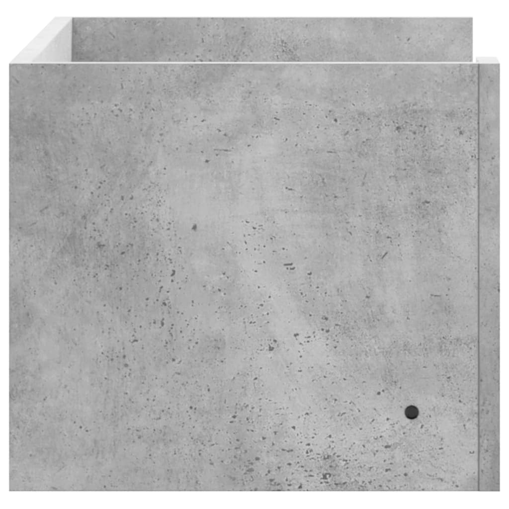 Étagère murale gris béton 70,5x35x30,5 cm bois d'ingénierie - XIOS