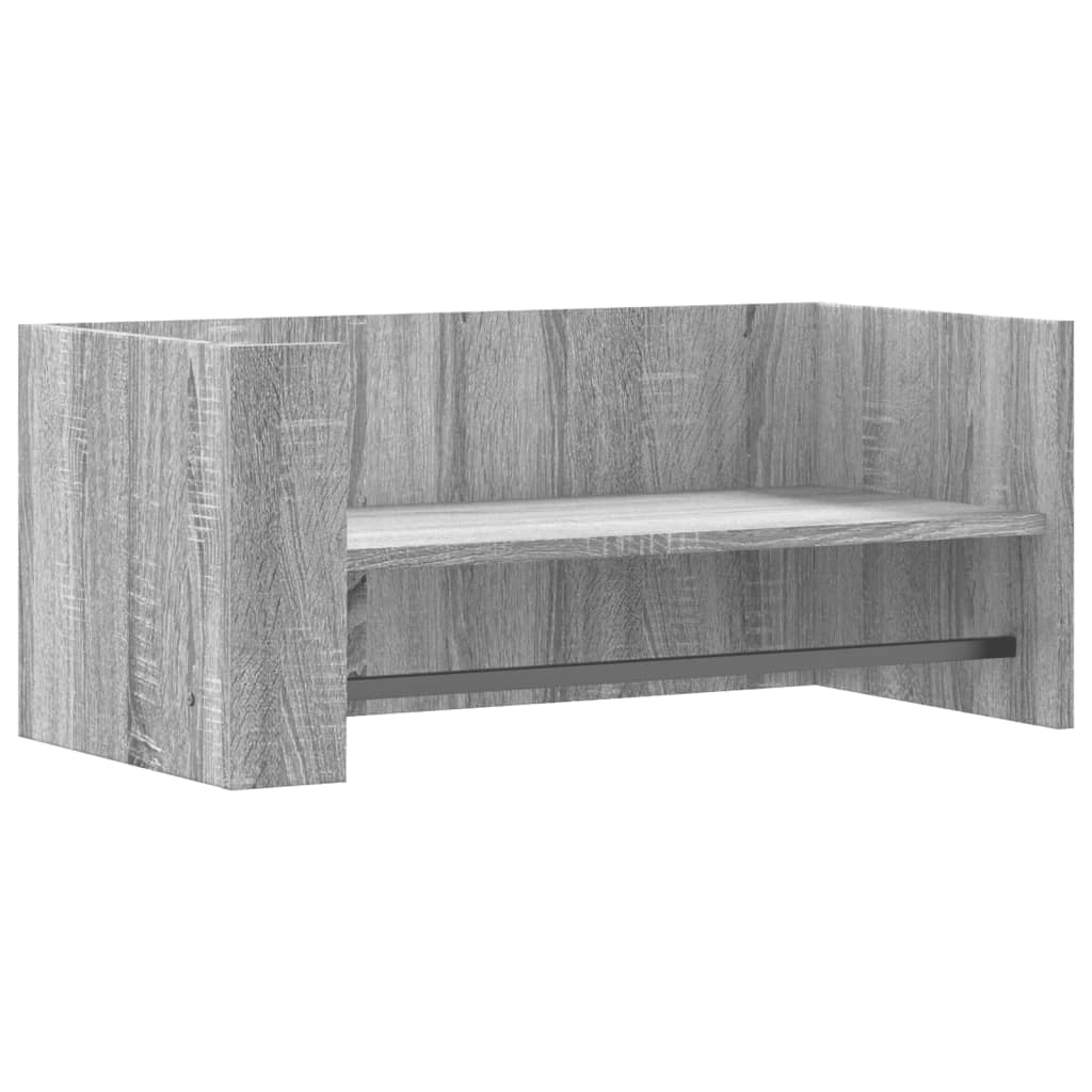 Étagère murale sonoma gris 70,5x35x30,5 cm bois d'ingénierie - XIOS