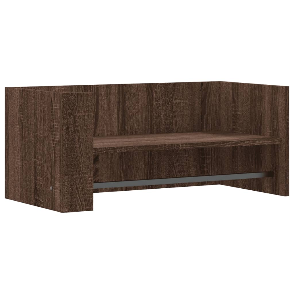 Étagère murale chêne marron 70,5x35x30,5 cm bois d'ingénierie - XIOS