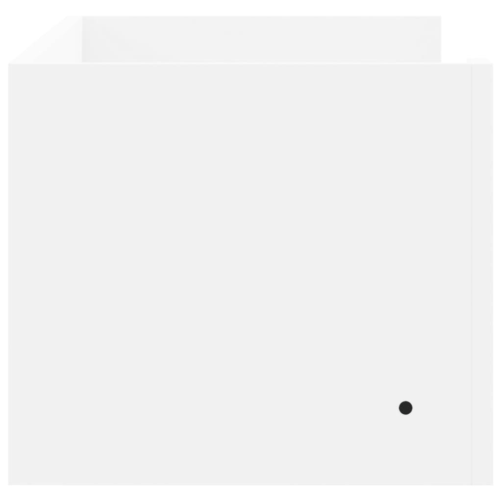 Étagère murale blanc 100x35x30,5 cm bois d'ingénierie - XIOS