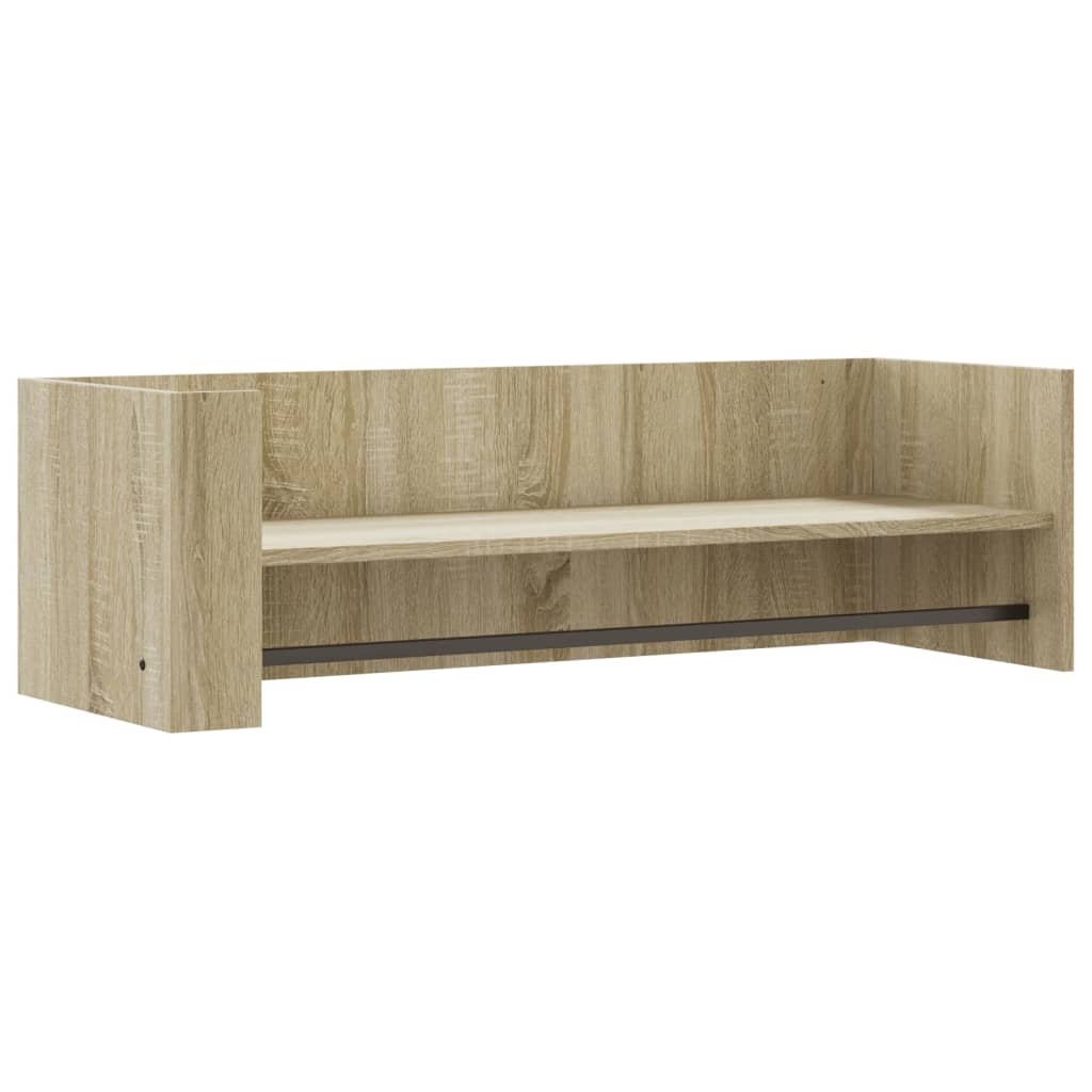 Étagère murale chêne sonoma 100x35x30,5 cm bois d'ingénierie - XIOS