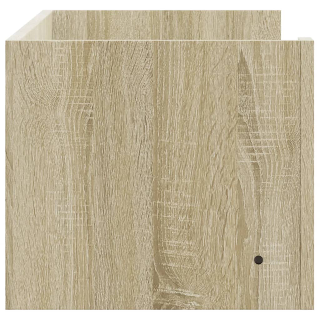 Étagère murale chêne sonoma 100x35x30,5 cm bois d'ingénierie - XIOS