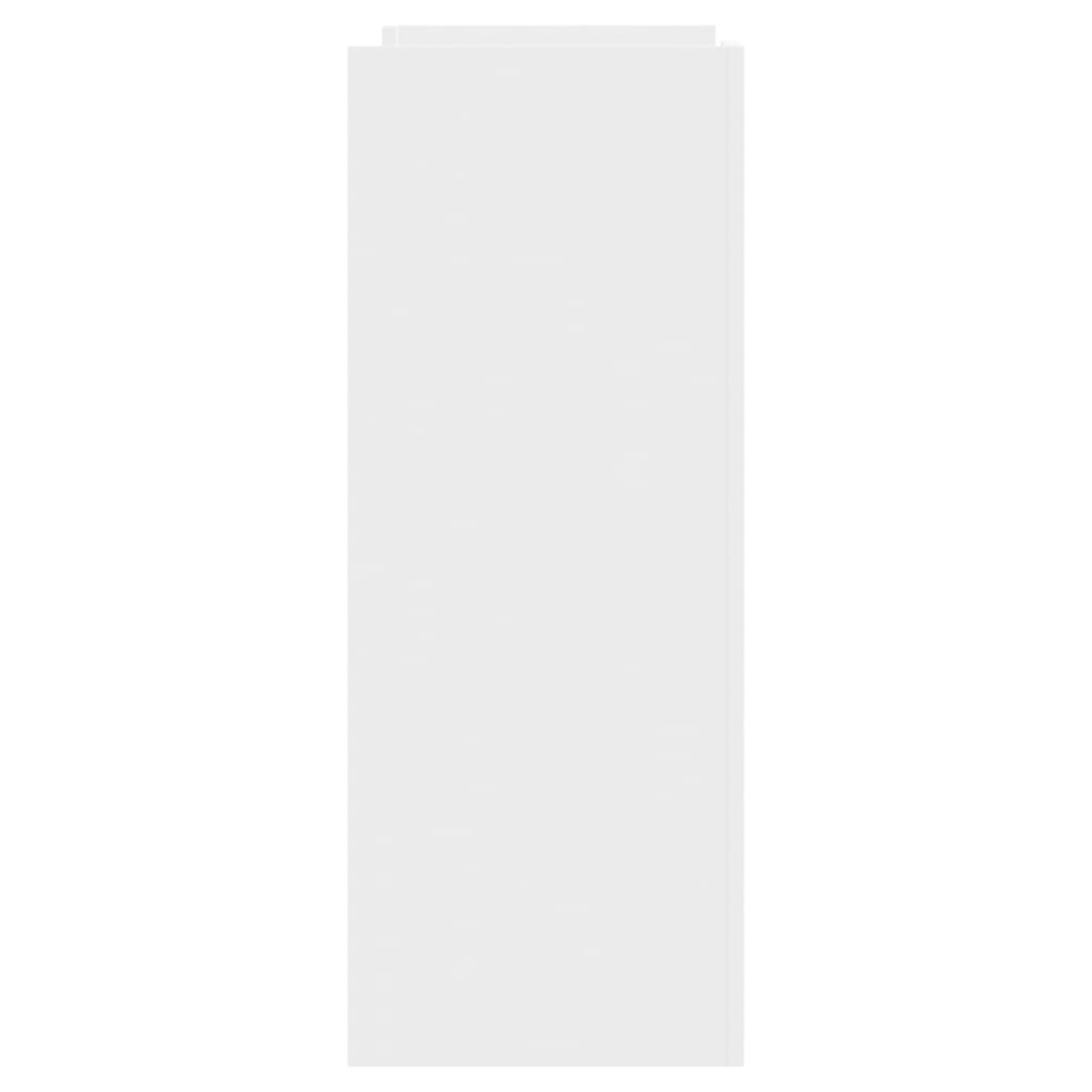 Table console blanc 100x35x90 cm bois d’ingénierie - XIOS