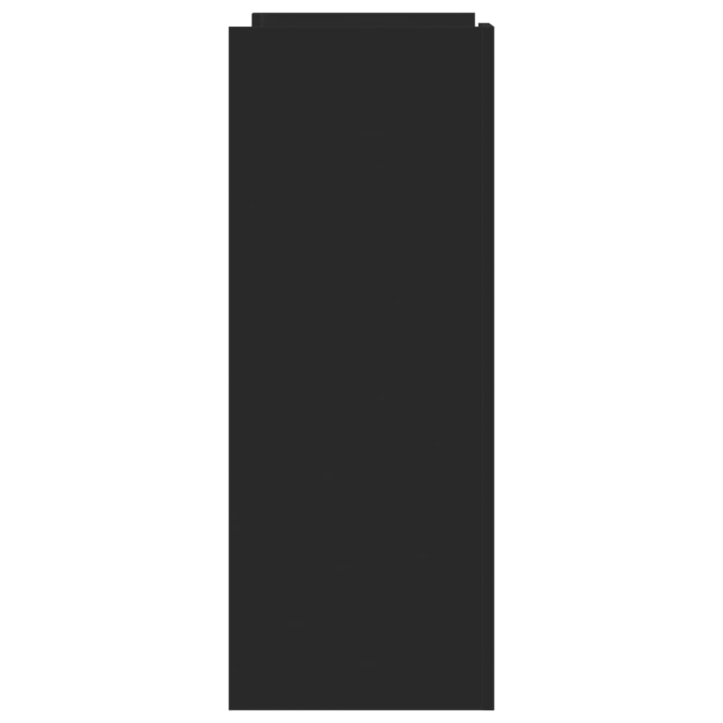 Table console noir 100x35x90 cm bois d'ingénierie - XIOS