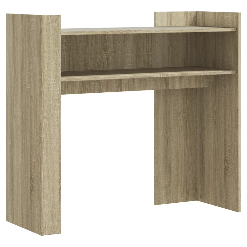Table console chêne sonoma 100x35x90 cm bois d'ingénierie - XIOS