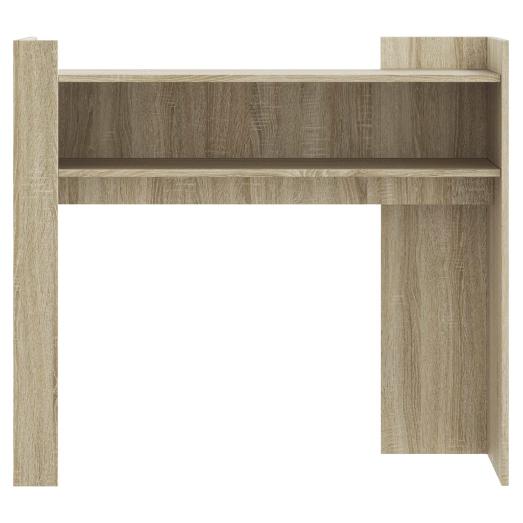 Table console chêne sonoma 100x35x90 cm bois d'ingénierie - XIOS