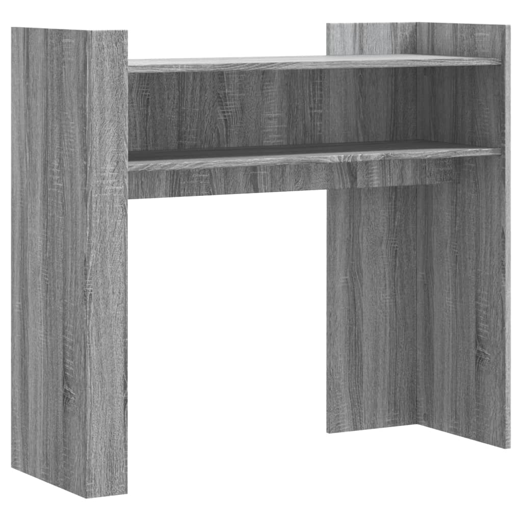 Table console sonoma gris 100x35x90 cm bois d'ingénierie - XIOS