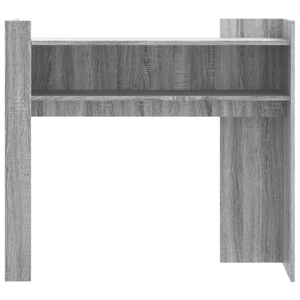 Table console sonoma gris 100x35x90 cm bois d'ingénierie - XIOS