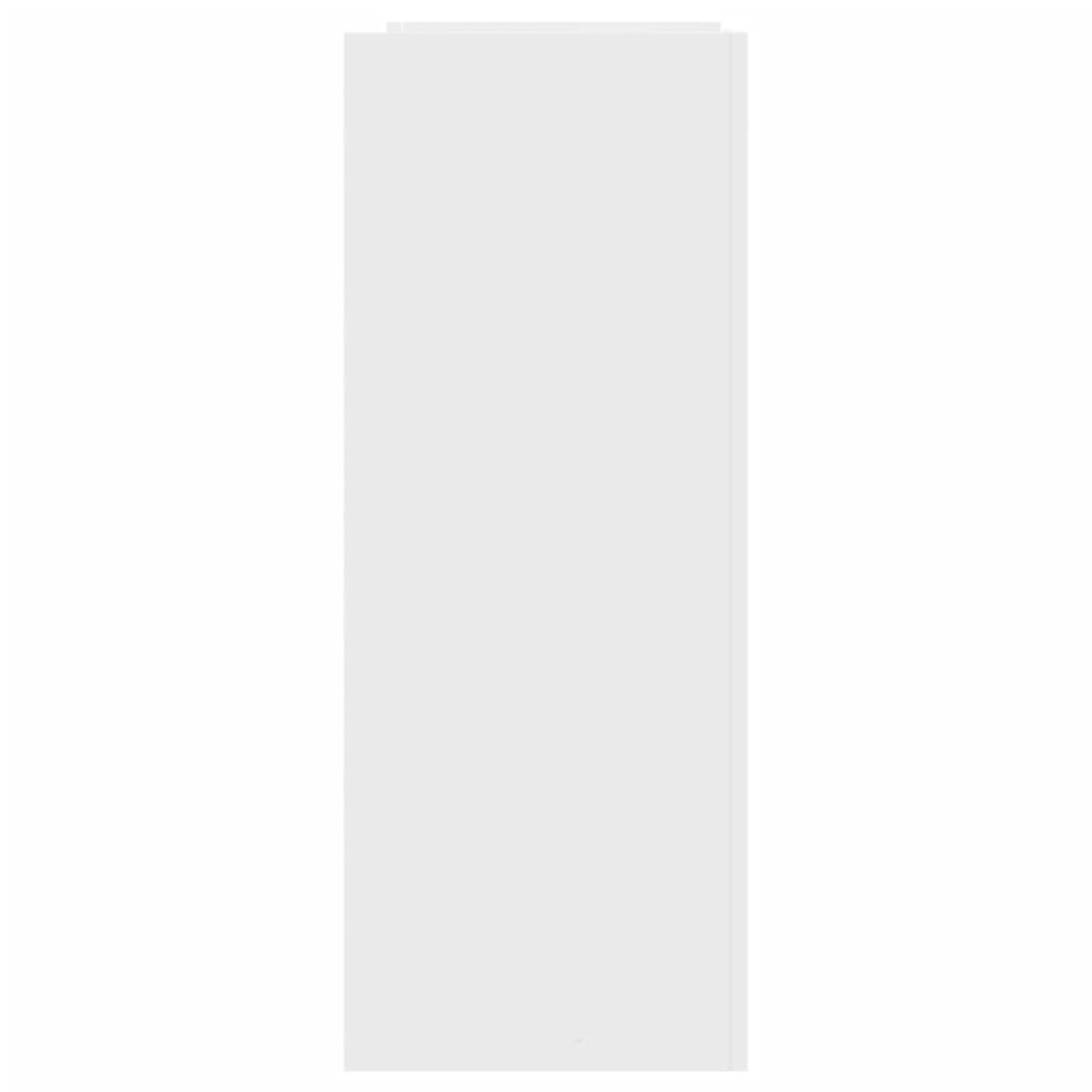 Table console blanc 100x35x90 cm bois d’ingénierie - XIOS