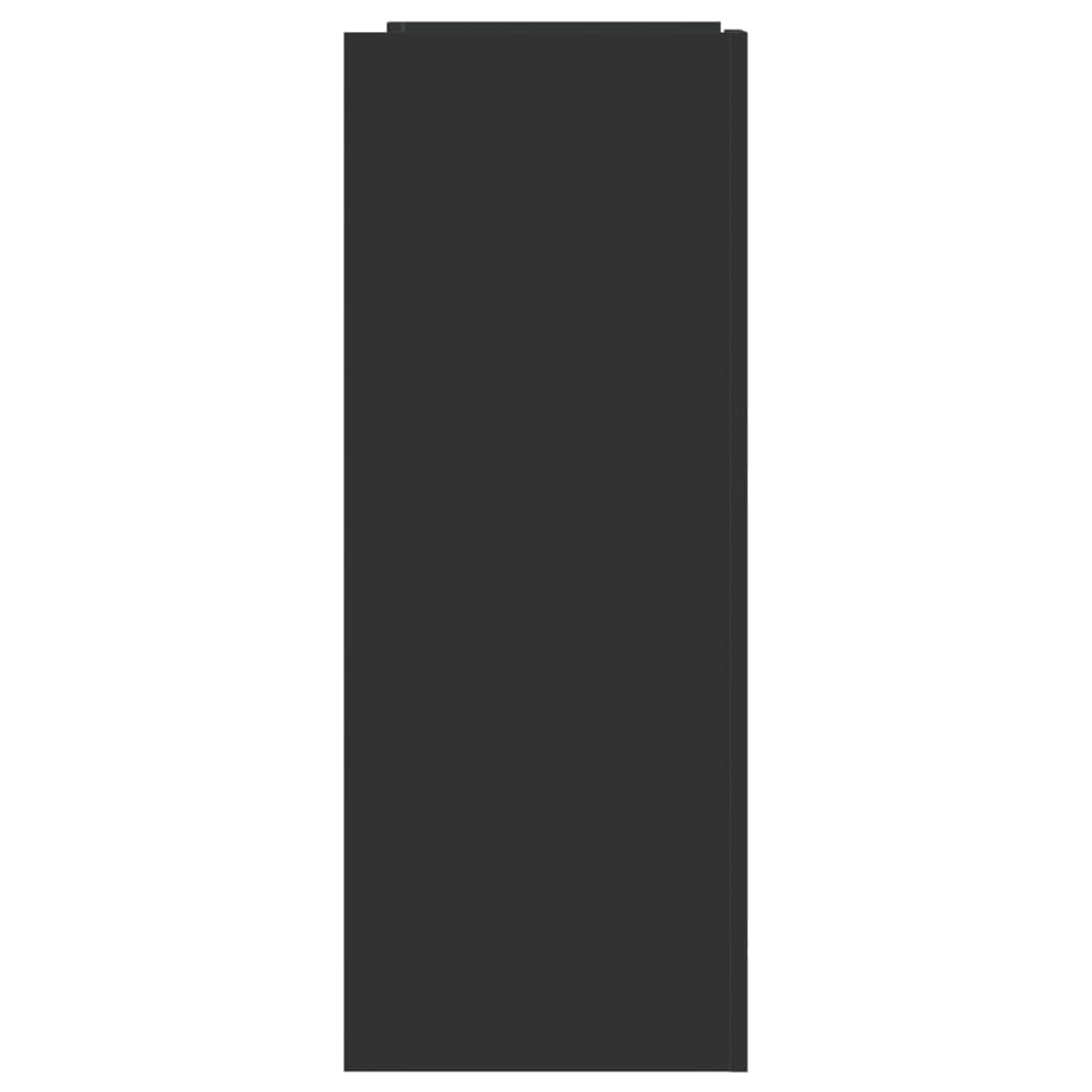 Table console noir 100x35x90 cm bois d'ingénierie - XIOS