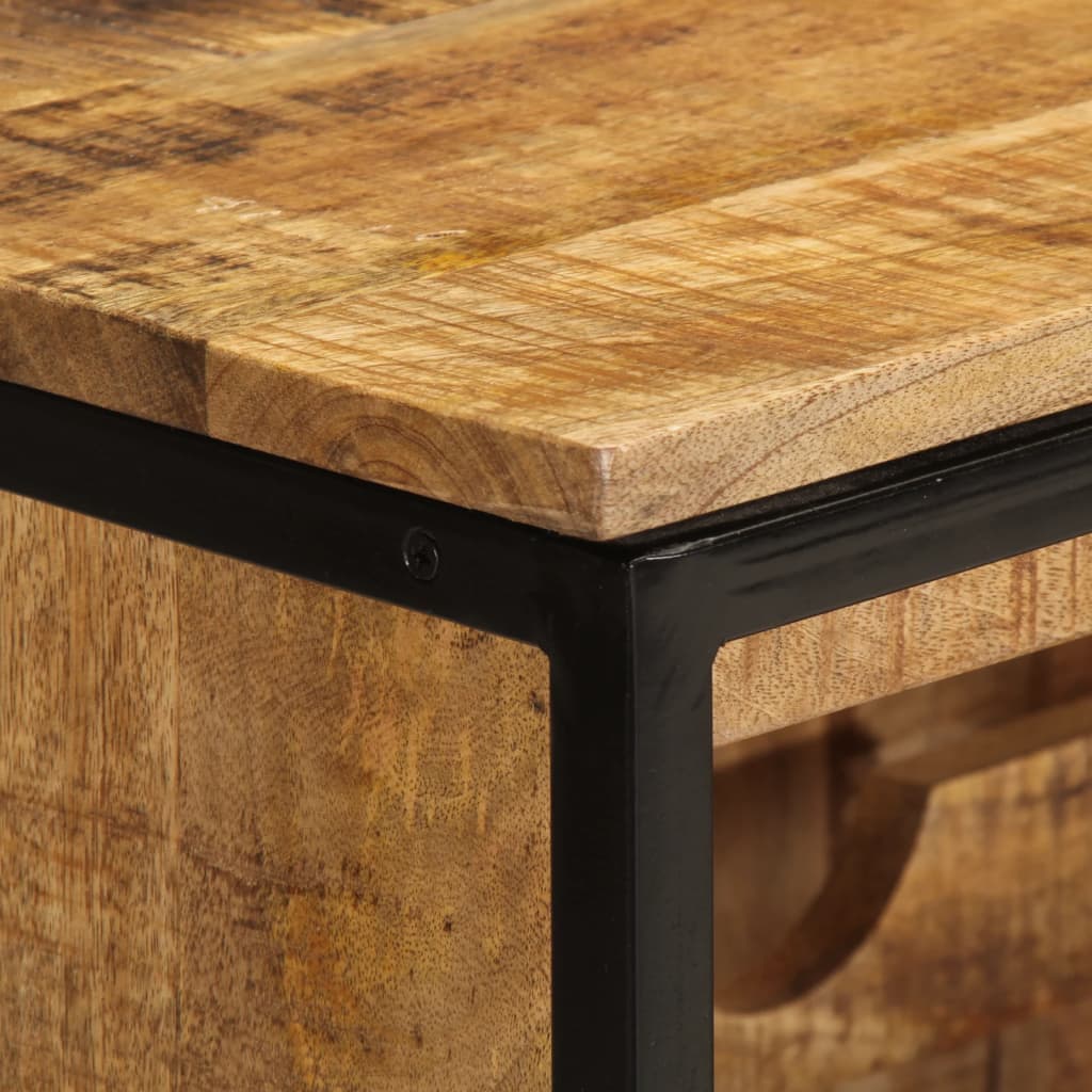 Casier à vin pour 9 bouteilles bois massif de manguier - XIOS