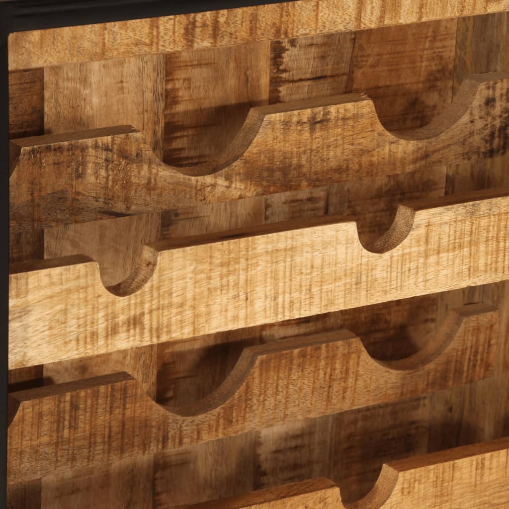 Casier à vin pour 9 bouteilles bois massif de manguier - XIOS