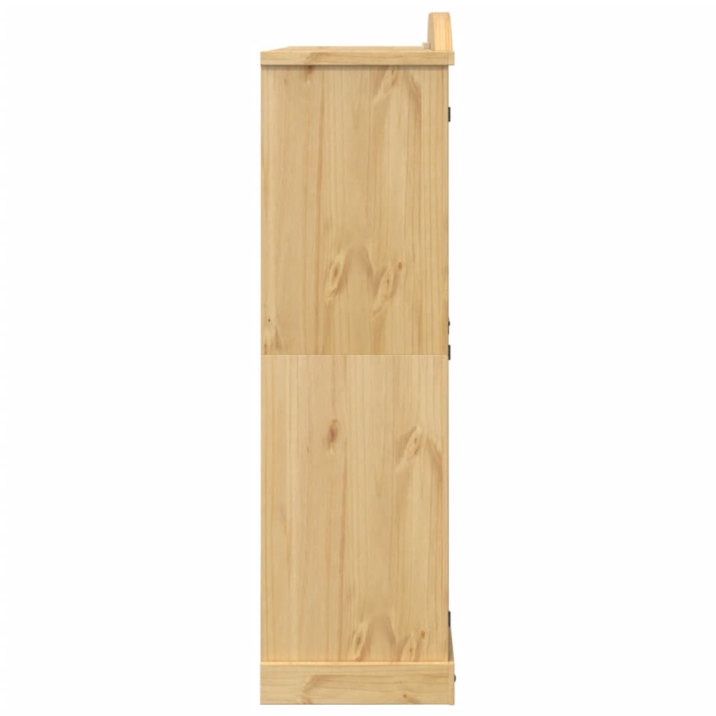Garde-robe Corona 151,5x52x186 cm bois de pin massif - XIOS